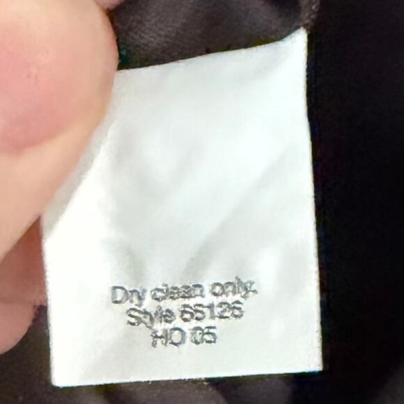 VTG J.Crew Silk Faille A-Line Dress 6 Brown Bow Party Elegant Timeless Holiday - Picture 10 of 10